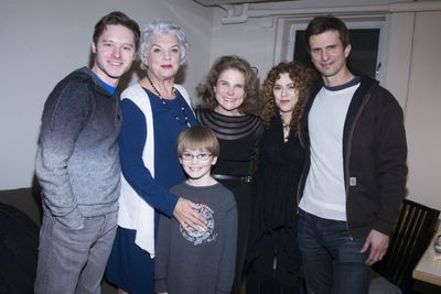 Bobby Steggart, Tyne Daly, Grayson Taylor, Tovah Feldshuh, Bernadette Peters, Frederi Photo