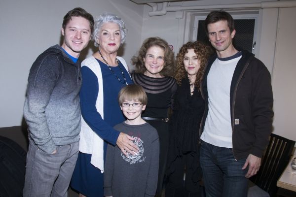 Bobby Steggart, Tyne Daly, Grayson Taylor, Tovah Feldshuh, Bernadette Peters, Frederi Photo