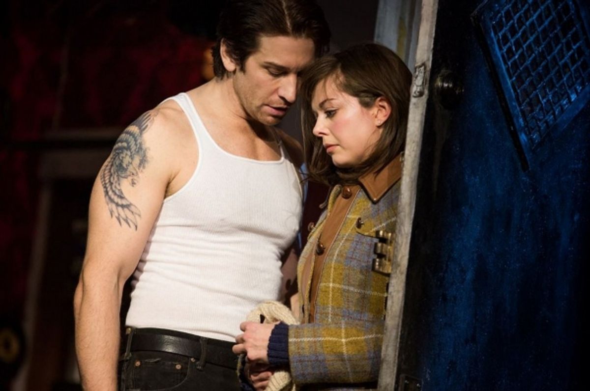 Andy Karl and Margo Seibert at 