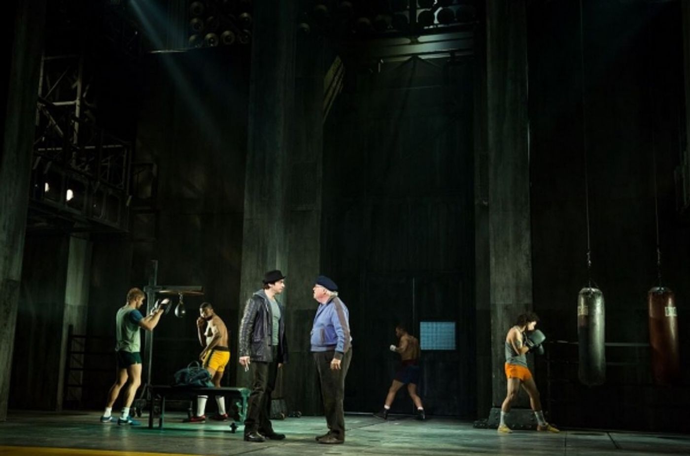 Photo Flash: Inside the Eye of the Tiger: First Look at Andy Karl, Margo Seibert & More in Broadway's ROCKY!  Image