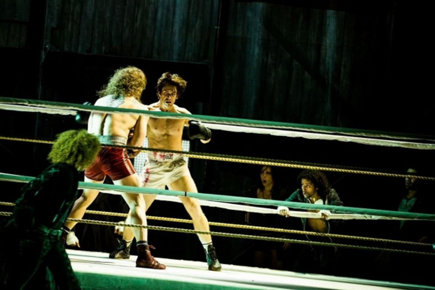 Photo Flash: Inside the Eye of the Tiger: First Look at Andy Karl, Margo Seibert & More in Broadway's ROCKY!  Image