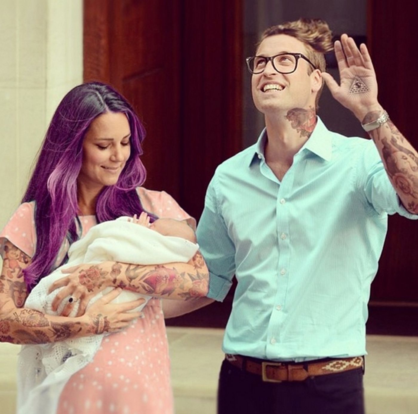 Photo Flash: Artist Cheyenne Randall Re-Imagines Celebrities with Tattoos  Image