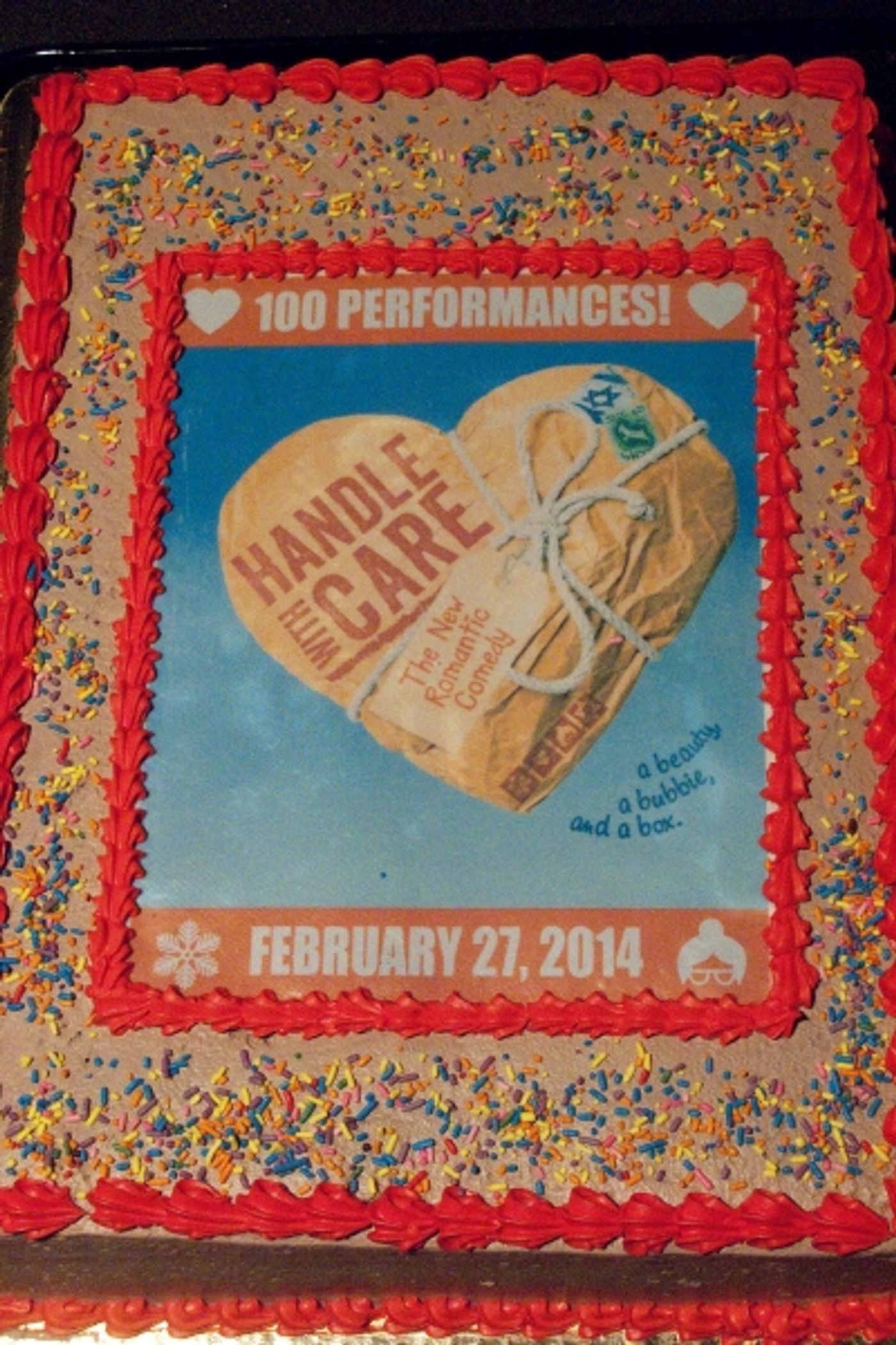 Photo Flash: HANDLE WITH CARE Celebrates 100th Performance Off-Broadway  Image