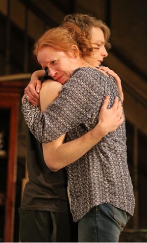 Mike Faist (Rhys) and Johanna Day (Antoinette â€Ë"Toni’ Lafayette) @ BroadwayWorld Mike Faist (Rhys) and Johanna Day (Antoinette â€Ë"Toni’ L Photo