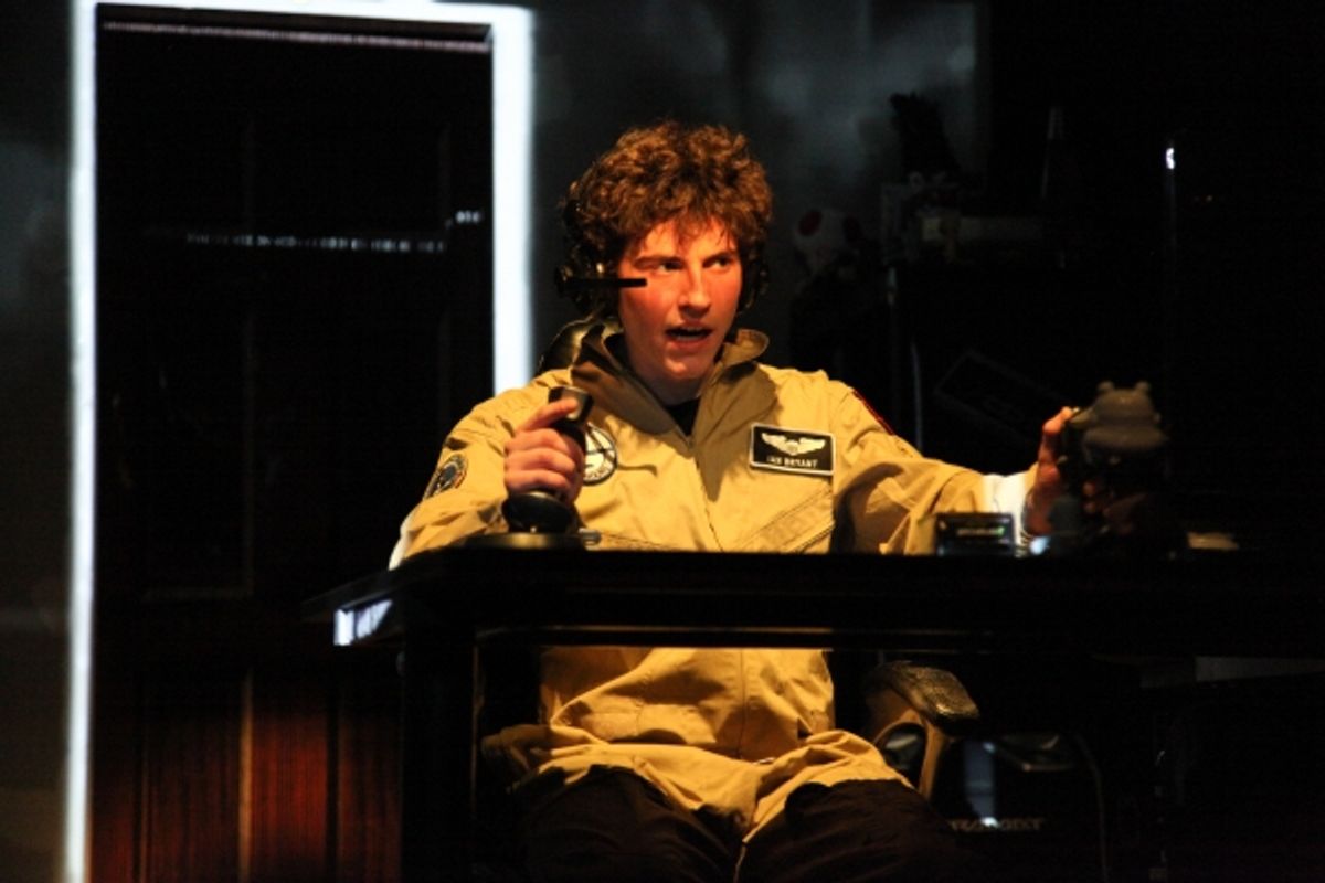 Ian (Clancy McCartney) uses his gaming expertise to execute a real-life drone strike  at 