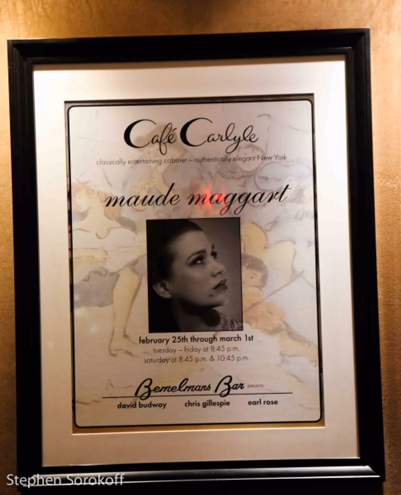 Photo Coverage: MAUDE MAGGART Plays CAFE CARLYLE Image