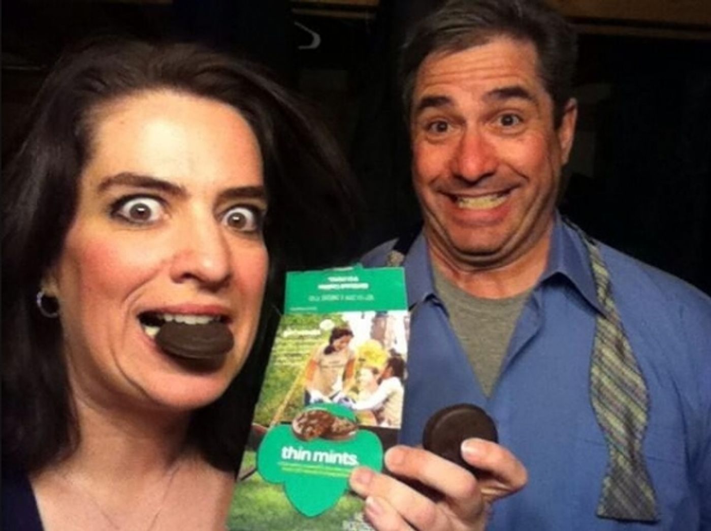 Photo Flash: Saturday Intermission Pics, March 1 - ROCKY, PHANTOM Pump for LES MIS; KINKY BOOTS Cast Passes the Heel & More!  Image