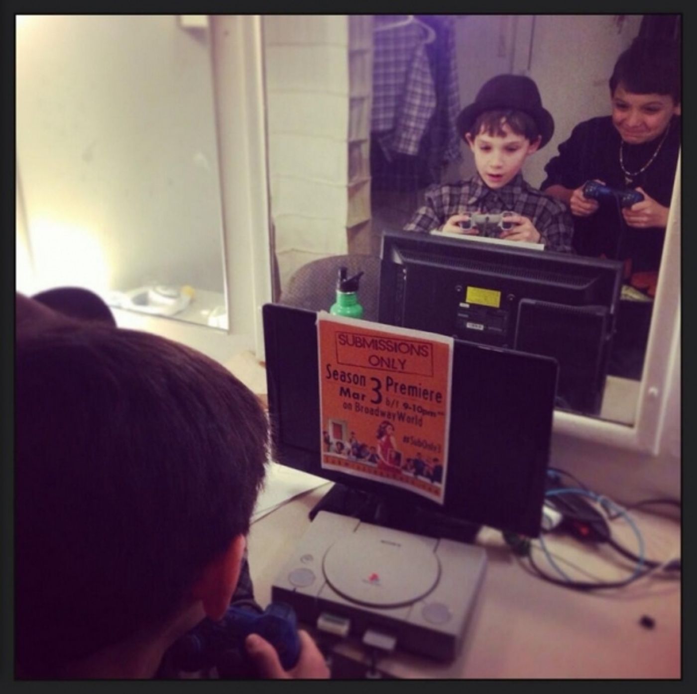 Photo Flash: Saturday Intermission Pics, March 1 - ROCKY, PHANTOM Pump for LES MIS; KINKY BOOTS Cast Passes the Heel & More!  Image