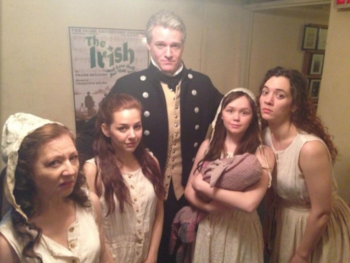 Photo Flash: Saturday Intermission Pics, March 1 - ROCKY, PHANTOM Pump for LES MIS; KINKY BOOTS Cast Passes the Heel & More!  Image