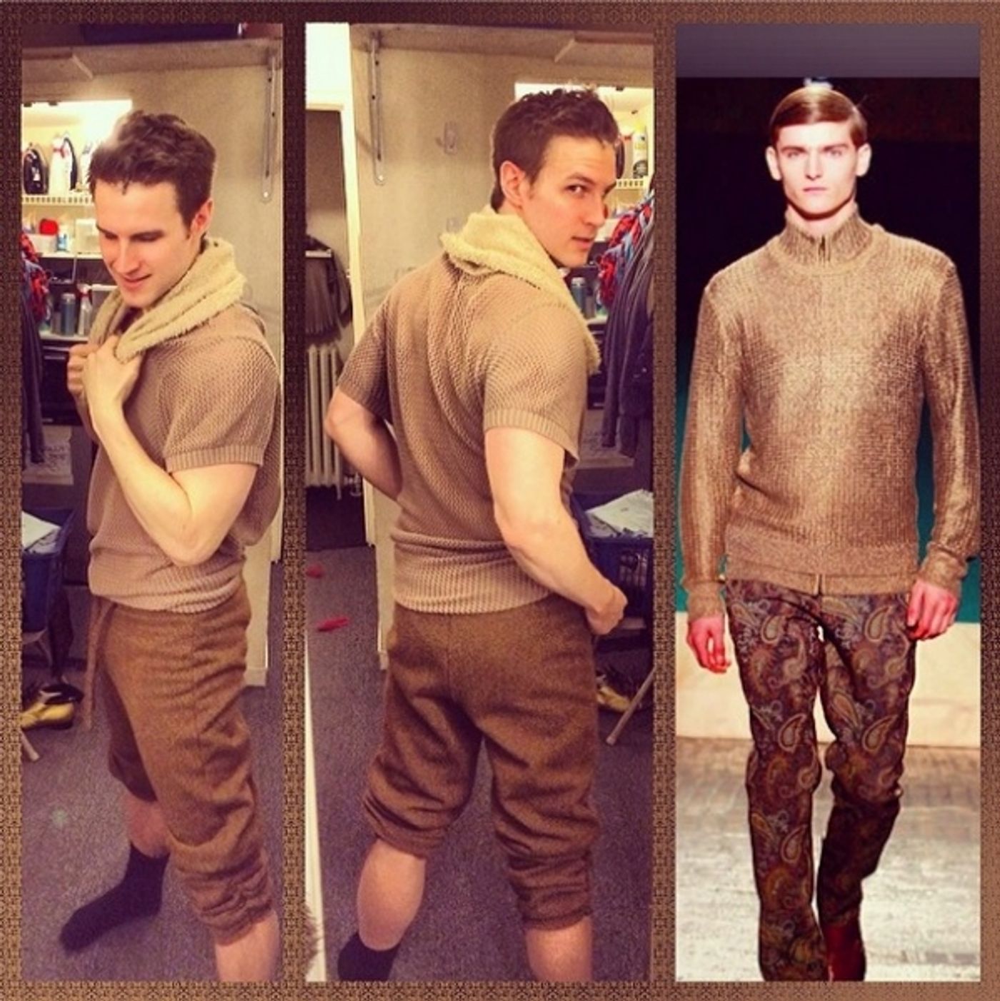 Photo Flash: Saturday Intermission Pics, March 1 - ROCKY, PHANTOM Pump for LES MIS; KINKY BOOTS Cast Passes the Heel & More!  Image