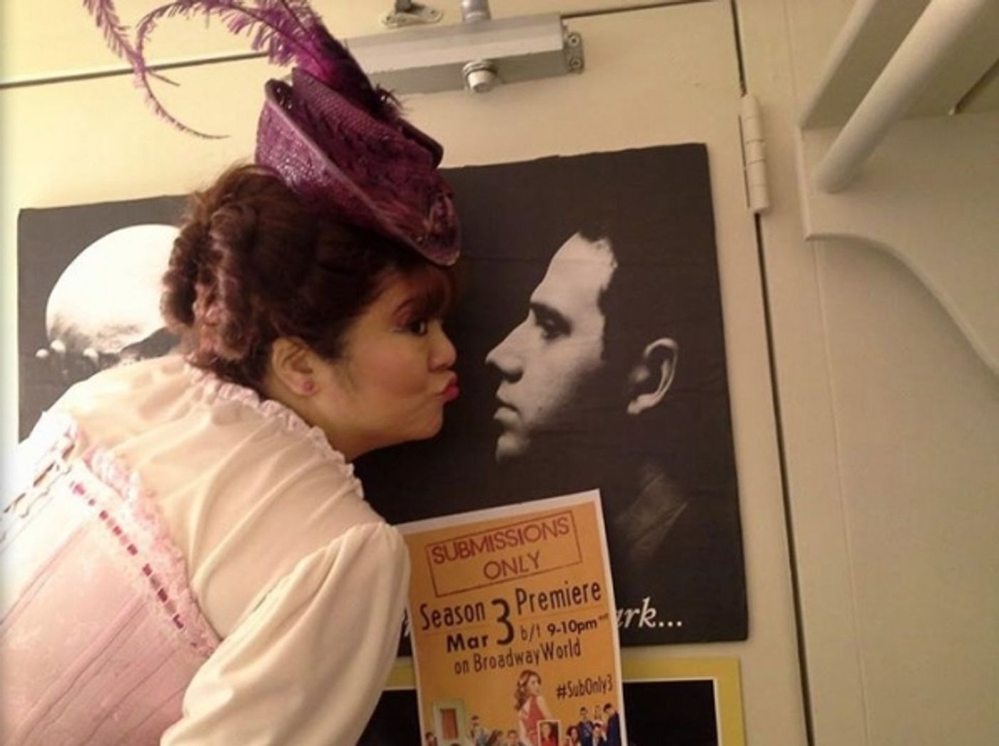 Photo Flash: Saturday Intermission Pics, March 1 - ROCKY, PHANTOM Pump for LES MIS; KINKY BOOTS Cast Passes the Heel & More!  Image