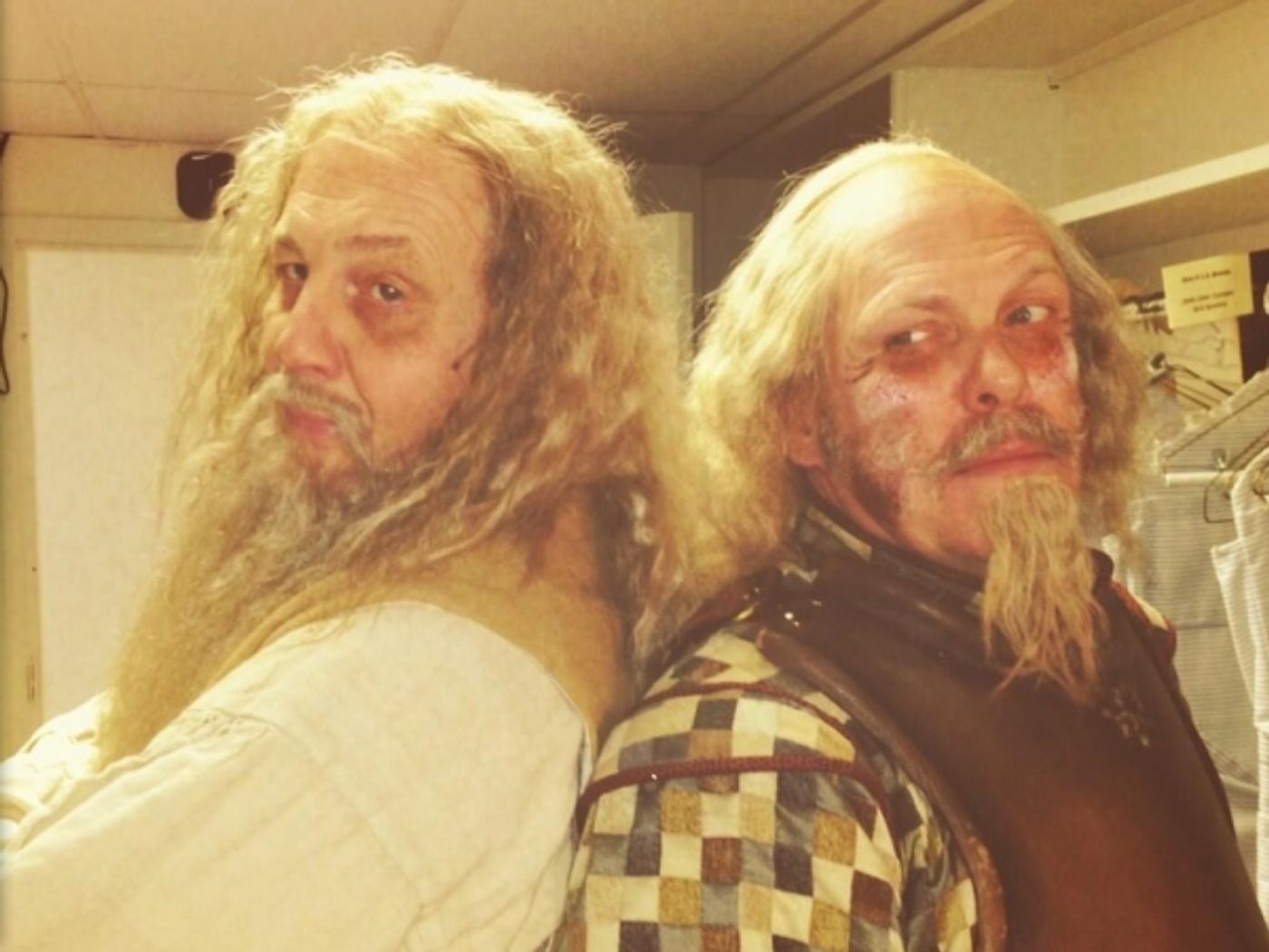 Photo Flash: Saturday Intermission Pics, March 1 - ROCKY, PHANTOM Pump for LES MIS; KINKY BOOTS Cast Passes the Heel & More!  Image