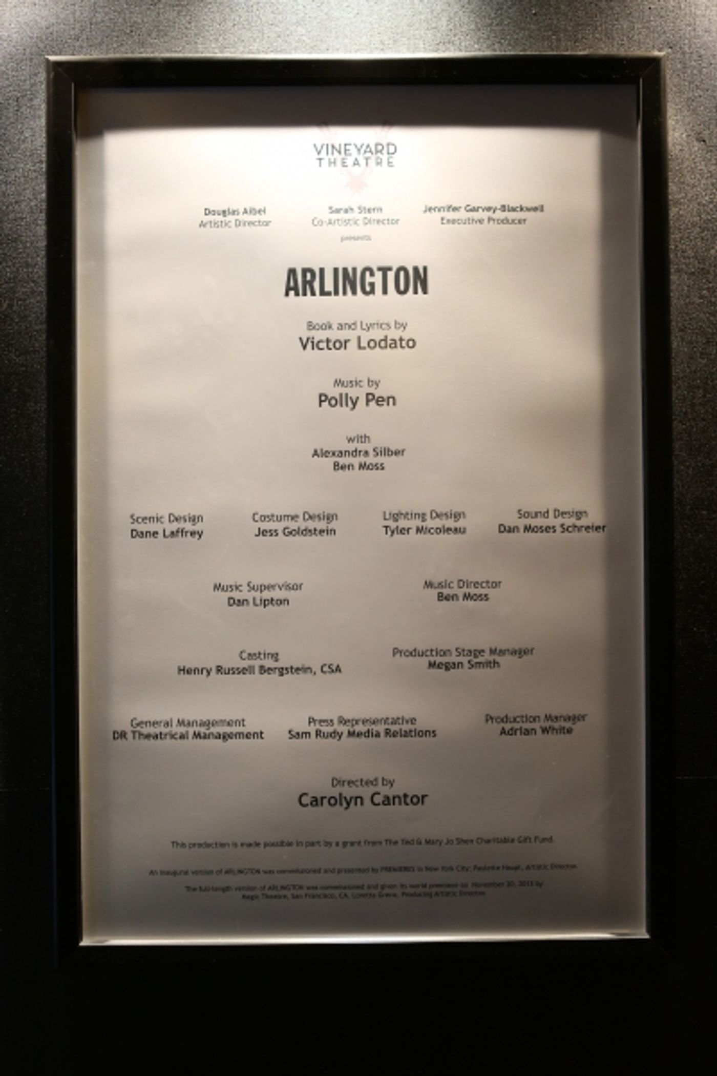 Photo Coverage: Inside Opening Night of Vineyard Theatre's ARLINGTON  Image