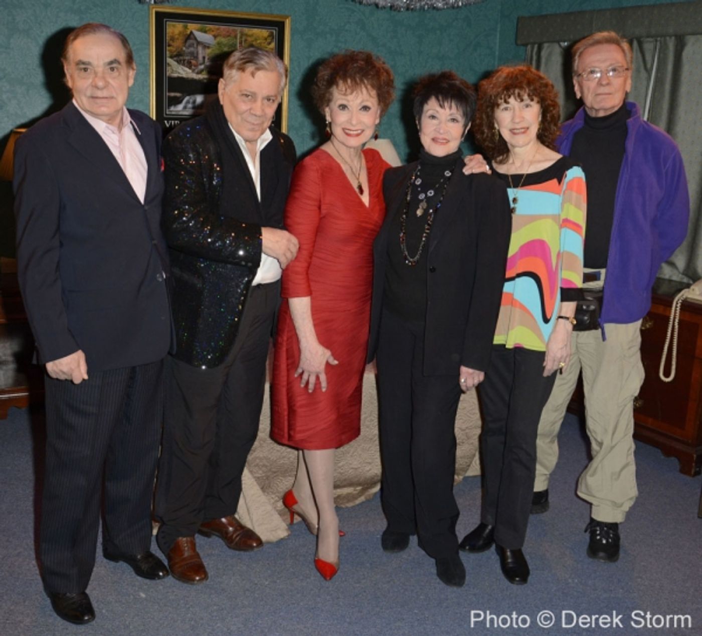 Photo Flash: Original WEST SIDE STORY Cast Reunites with Carol Lawrence at HANDLE WITH CARE!  Image