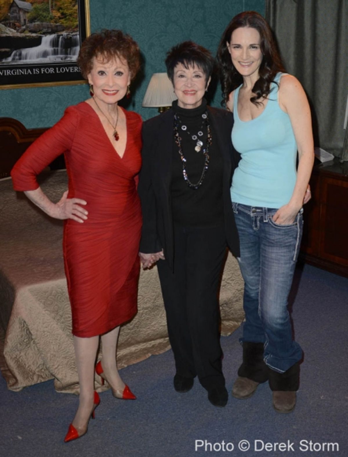 Carol Lawrence, Chita Rivera, Charlotte Cohn at 