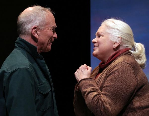 Will Rhys as Gunner and Florence Lacey as Peg Photo