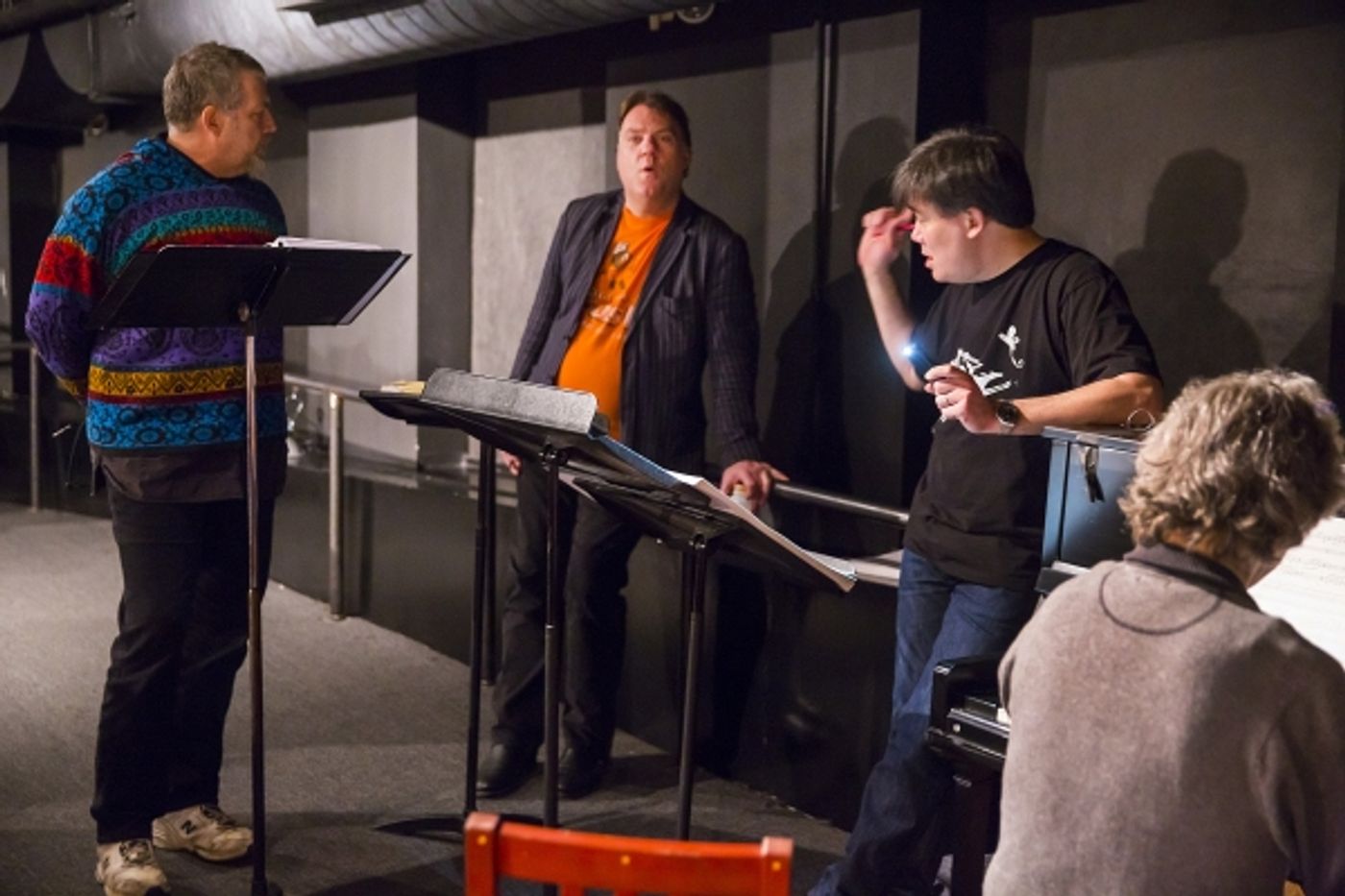 Photo Flash: In Rehearsal for New York Philharmonic's SWEENEY TODD with Emma Thompson, Bryn Terfel & More!  Image