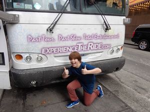 Jonah Verdon (Disaster!) outside THE RIDE Photo