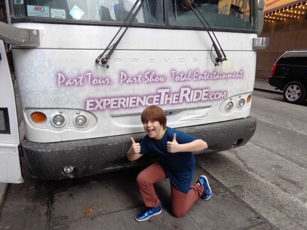 Jonah Verdon (Disaster!) outside THE RIDE Photo