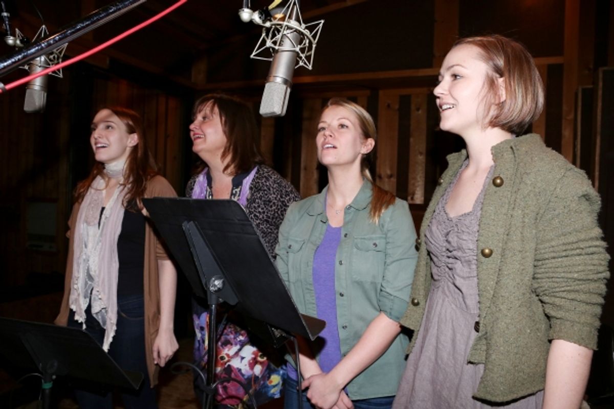 Ephie Aardema, Jennifer Allen, Whitney Bashor and Katie Klaus  at 