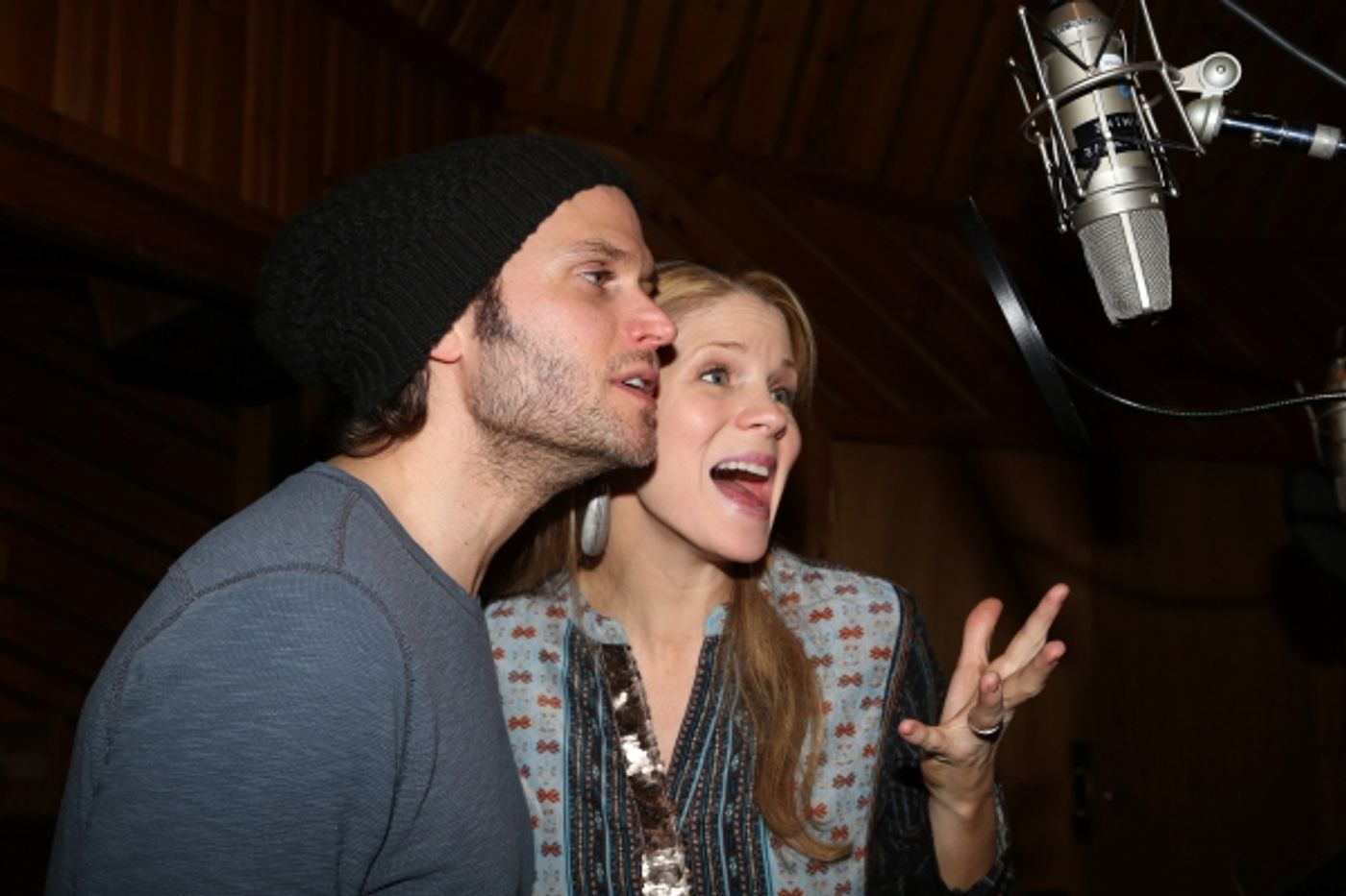 Photo Coverage: In the Recording Studio with Kelli O'Hara, Steven Pasquale and the Cast of THE BRIDGES OF MADISON COUNTY  Image