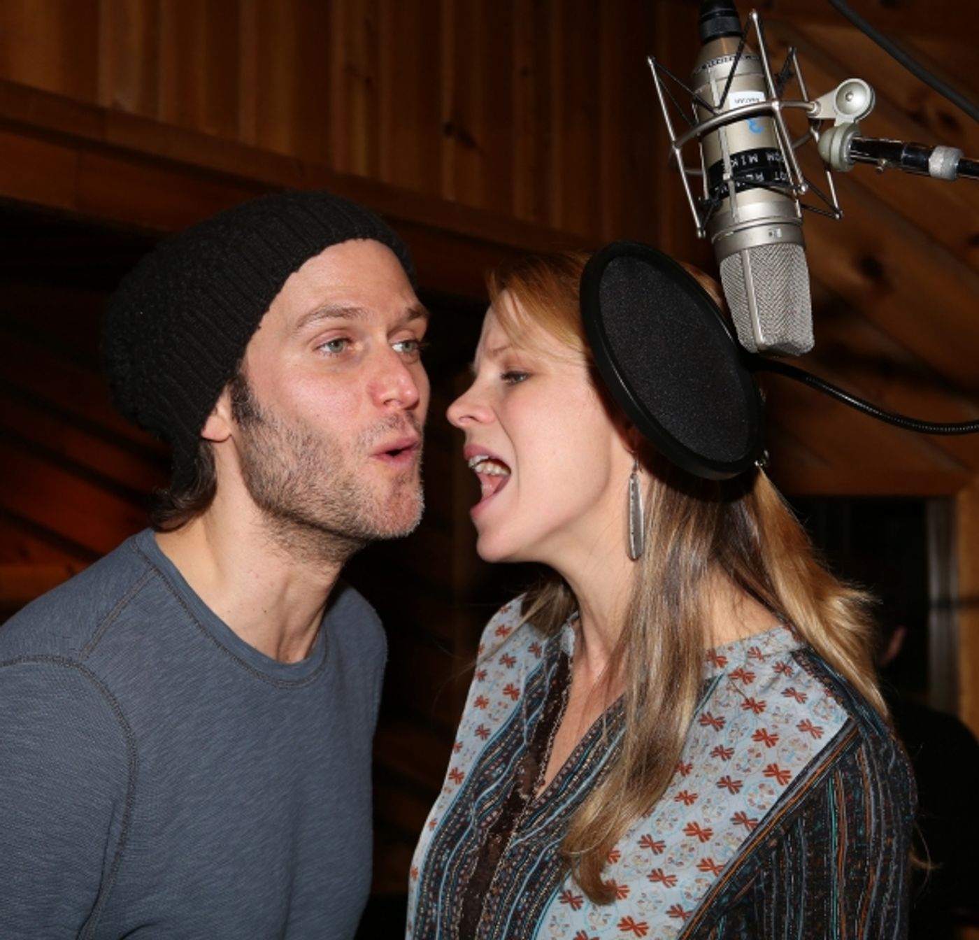 Photo Coverage: In the Recording Studio with Kelli O'Hara, Steven Pasquale and the Cast of THE BRIDGES OF MADISON COUNTY  Image
