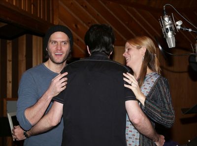 Steven Pasquale, Composer Jason Robert Brown and Kelli O''Hara  Photo