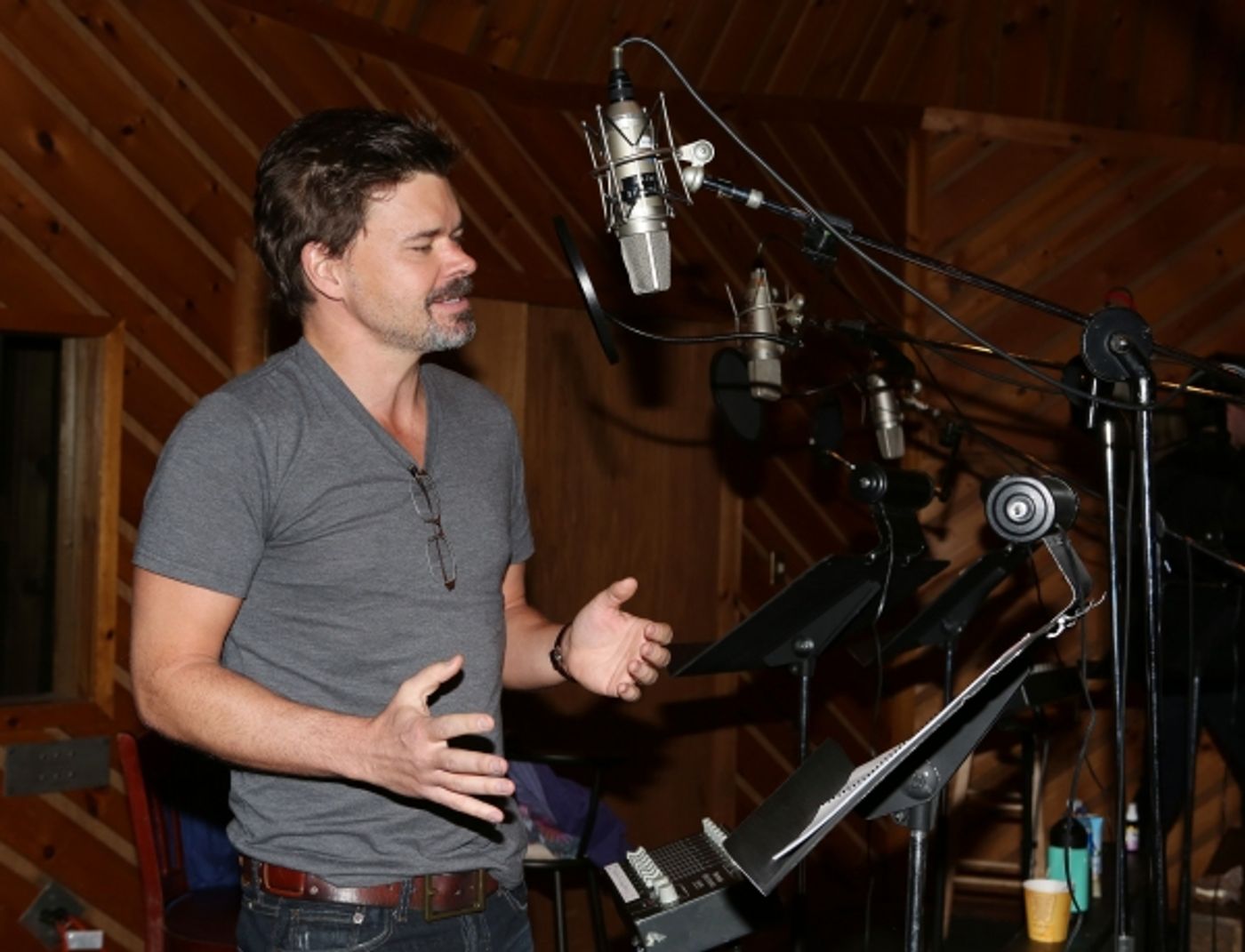 Photo Coverage: In the Recording Studio with Kelli O'Hara, Steven Pasquale and the Cast of THE BRIDGES OF MADISON COUNTY  Image