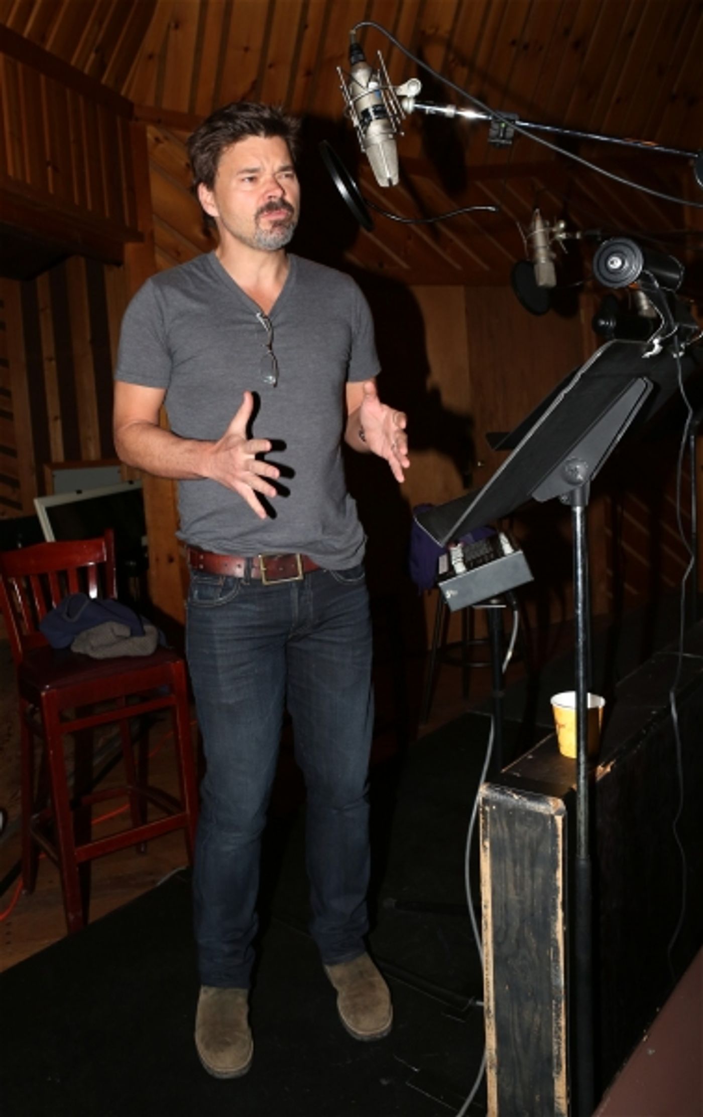 Photo Coverage: In the Recording Studio with Kelli O'Hara, Steven Pasquale and the Cast of THE BRIDGES OF MADISON COUNTY  Image