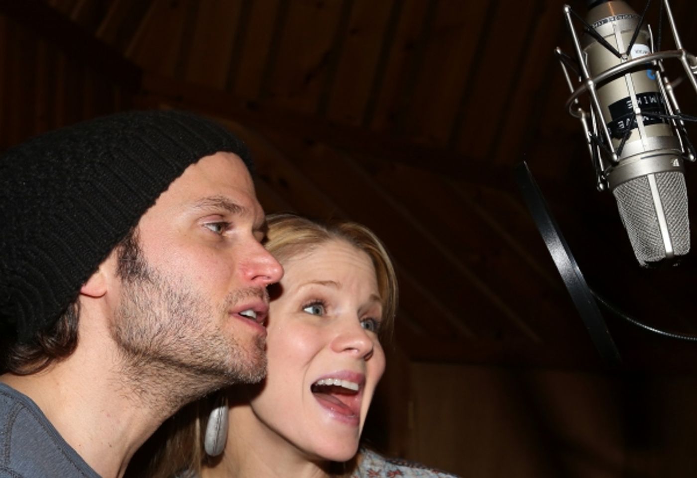Photo Coverage: In the Recording Studio with Kelli O'Hara, Steven Pasquale and the Cast of THE BRIDGES OF MADISON COUNTY  Image