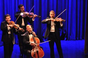 Well-Strung-Edmund, Christopher Marchant, Daniel Shevlin and Trevor Wadleigh @ BroadwayWorld Well-Strung-Edmund, Christopher Marchant, Daniel Shevlin and Trevor Wadleigh Photo