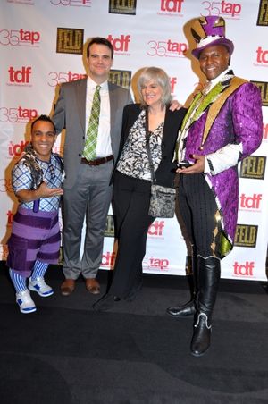 Paulo Dos Santons, Thomas Adkins (TDF), Fran Polino (TDF) and Johnathan Lee Iverson @ BroadwayWorld Paulo Dos Santons, Thomas Adkins (TDF), Fran Polino (TDF) and Johnathan Lee Iverson Photo