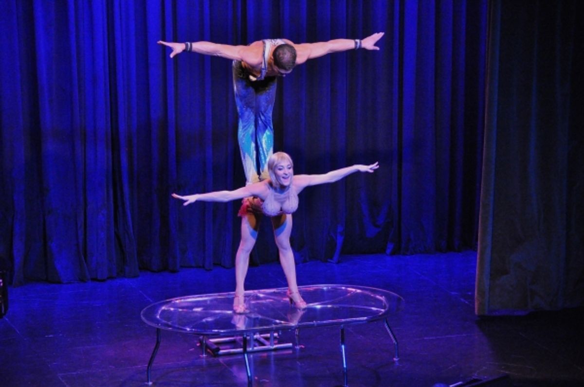 Duo Fusion-Ihosvyanys Torreguit and Virginia Tuells  from Ringlin Bros. and Barnu & Bailey at 