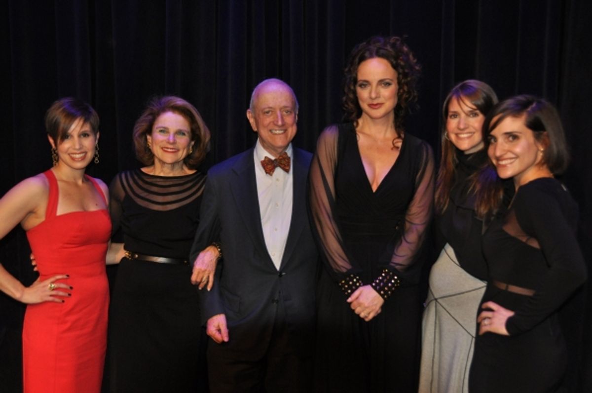 Nicole Feld, Tovah Feldshuh, Earl D. Weiner,  Melissa Errico, Alana Feld and Juliette Feld at 