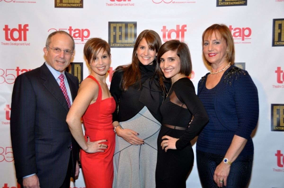 The Feld Family, Kenneth Feld, Nicole Feld, Alana Feld, Juliette Feld and Bonnie Feld at 
