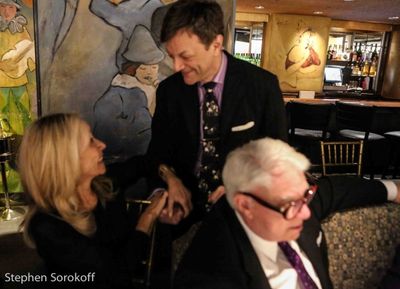 Eda Sorokoff, Jim Caruso, Rex Reed Photo