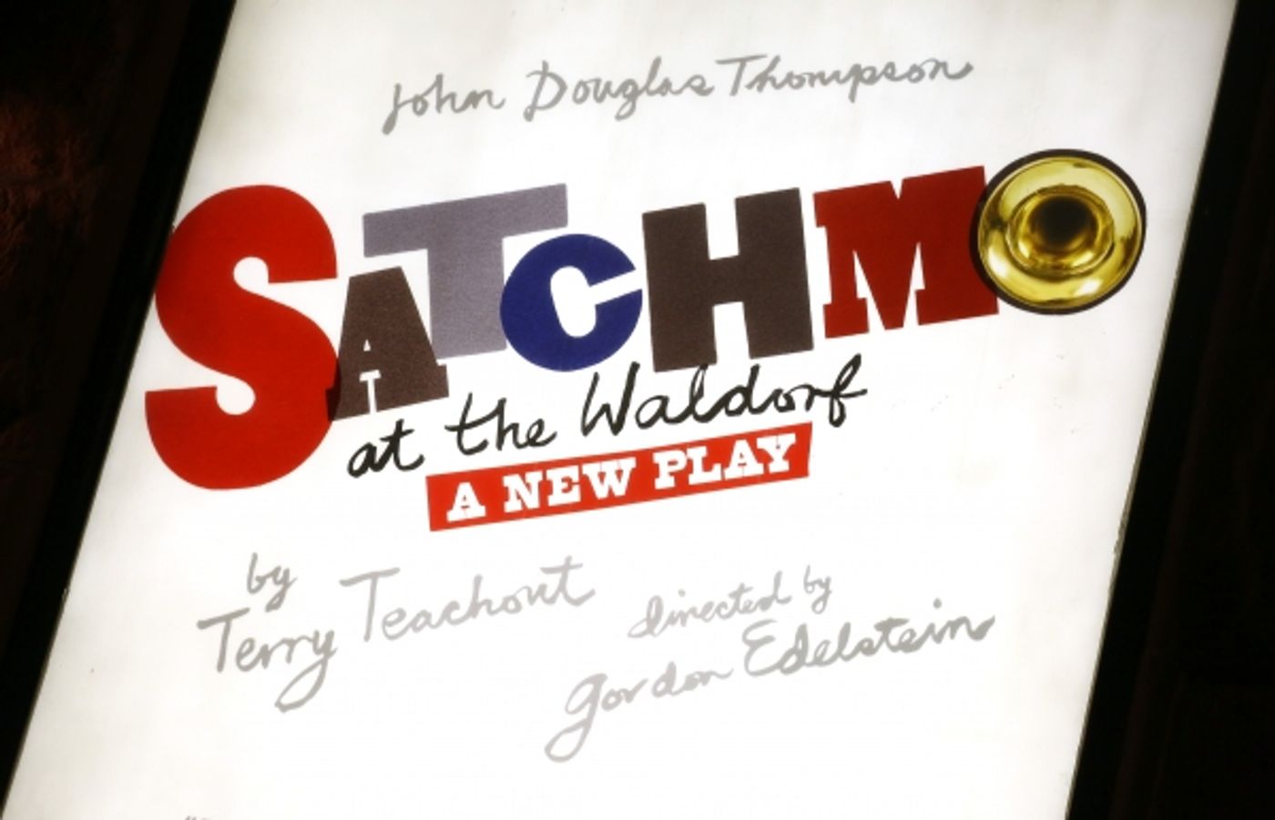 Photo Coverage: John Douglas Thompson- Led SATCHMO AT THE WALDORF Opens at Westside Theatre  Image