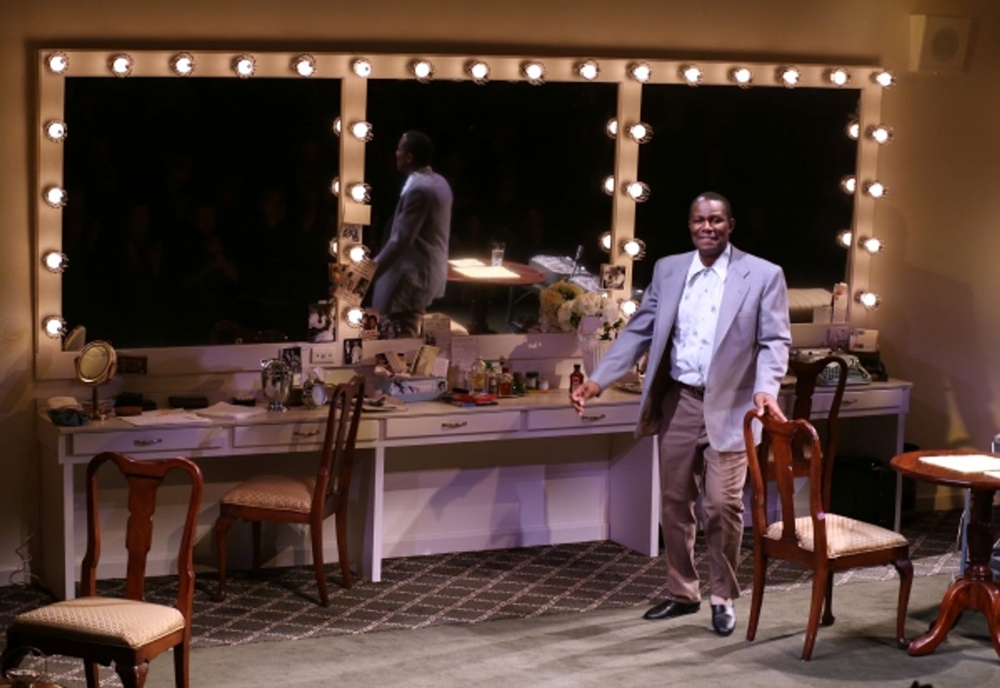 Photo Coverage: John Douglas Thompson- Led SATCHMO AT THE WALDORF Opens at Westside Theatre  Image