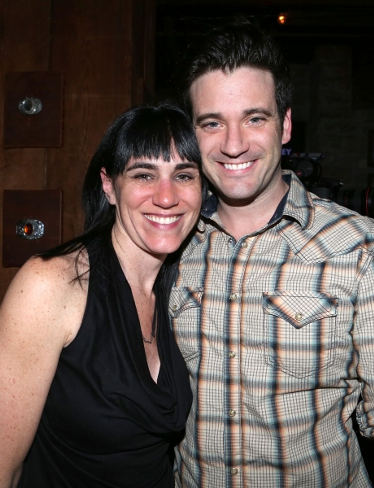 Director Leigh Silverman and Colin Donnell  at 