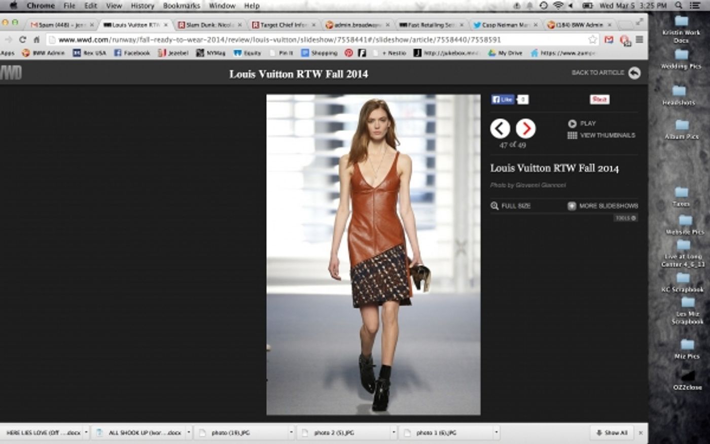Photo Coverage: Nicolas Ghesquiere's First Louis Vuitton Collection Image
