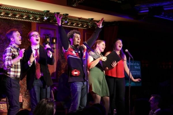 Jeremy Morse, Will Roland, Michael Linden, Elizabeth Stanley, and Amanda Savan Photo