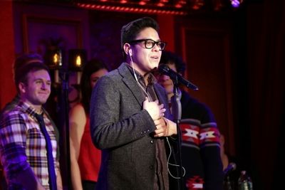 George Salazar with Jeremy Morse, Amanda Savan, and Michael Linden Photo