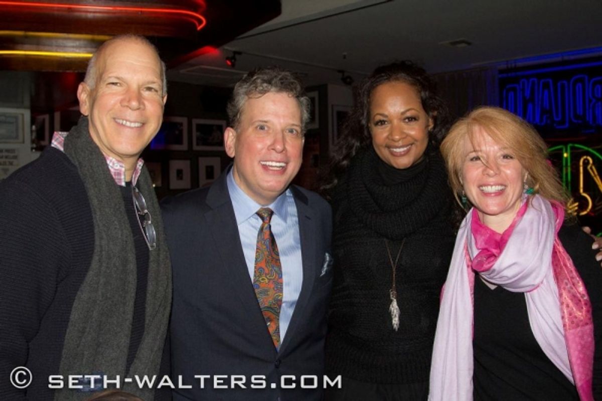 David Zippel, Billy Stritch, Latanya Hall and Deborah Grace Winer at 