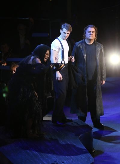 Audra McDonald, Jay Armstrong Johnson and Bryn Terfel  Photo