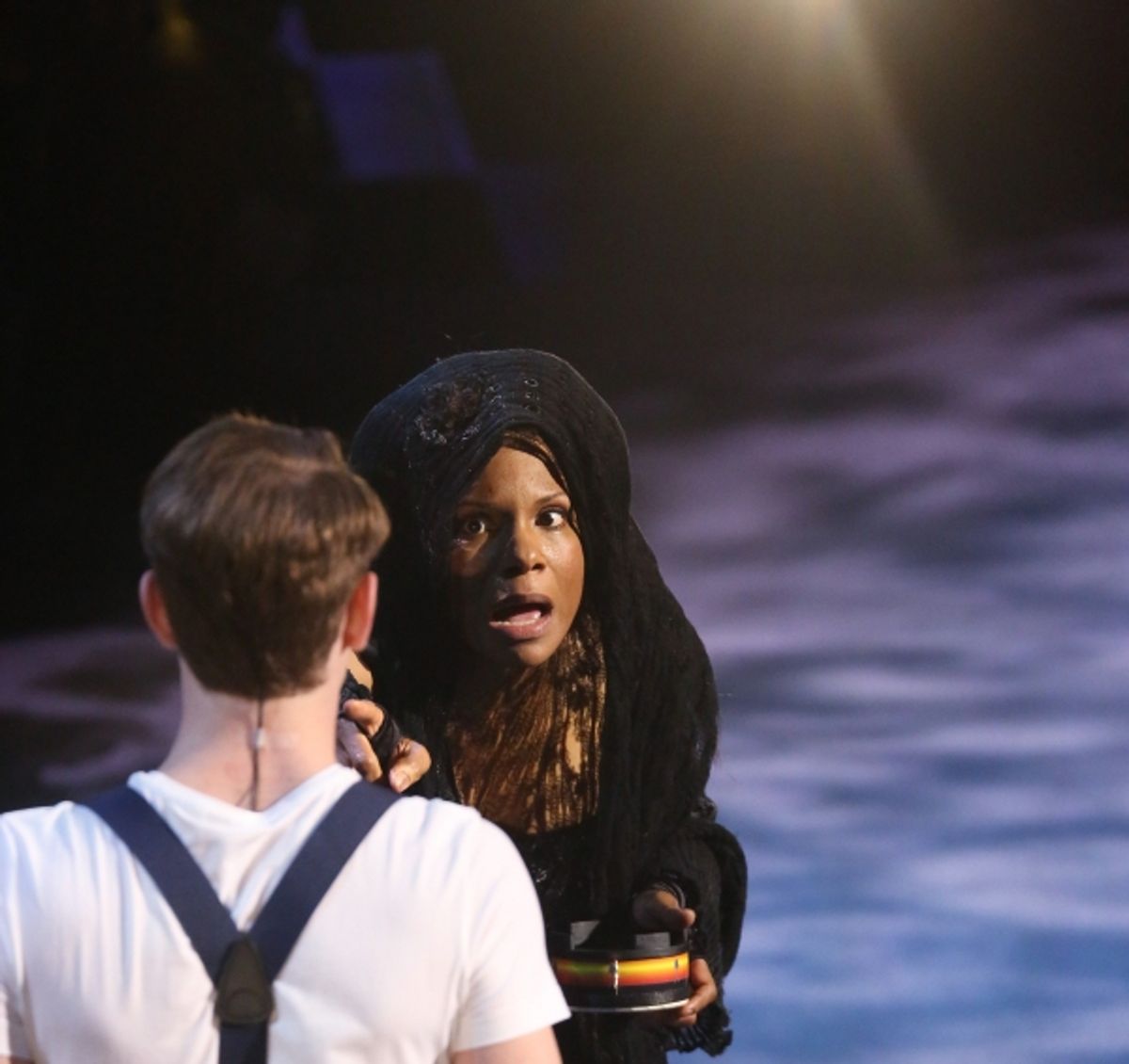 Jay Armstrong Johnson and Audra McDonald  at 