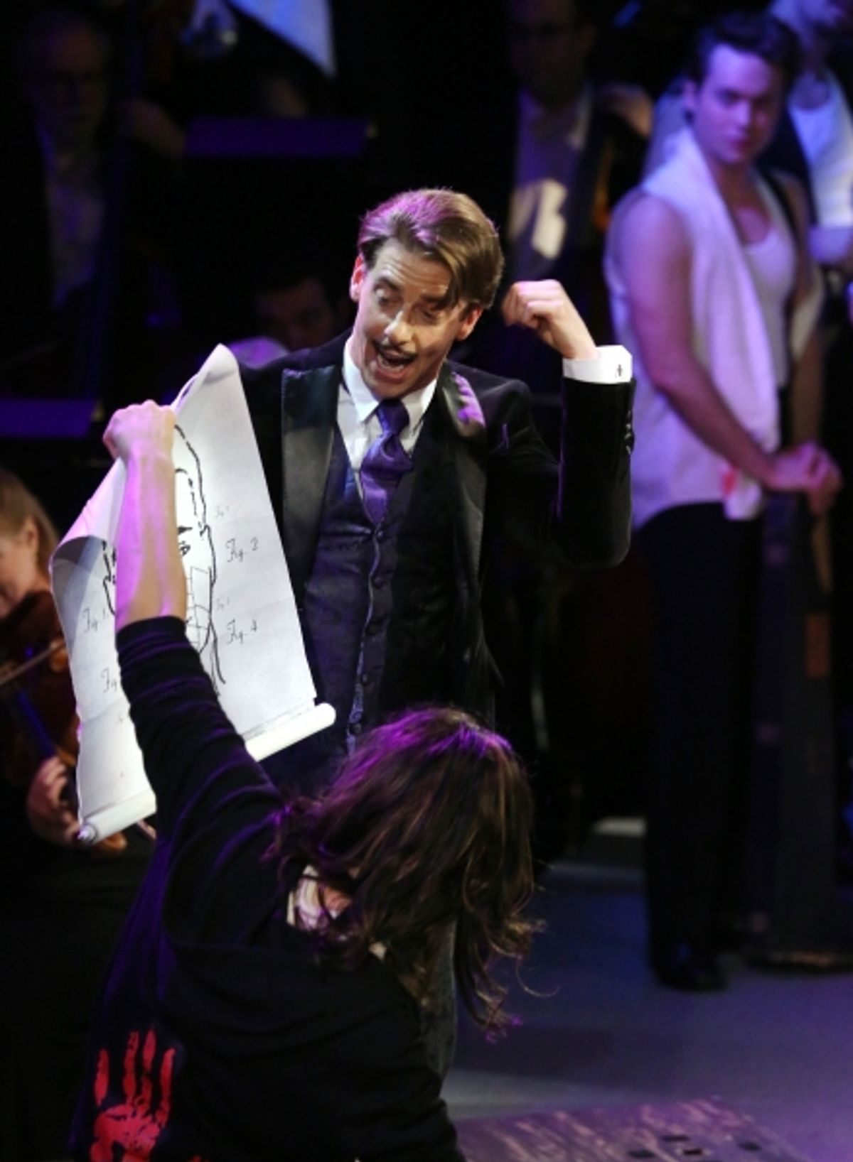 Kyle Brenn and Christian Borle at 