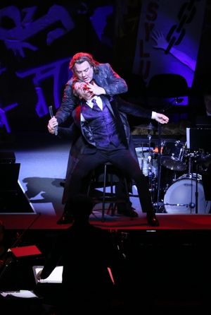 Christian Borle and Byrn Terfel  Photo