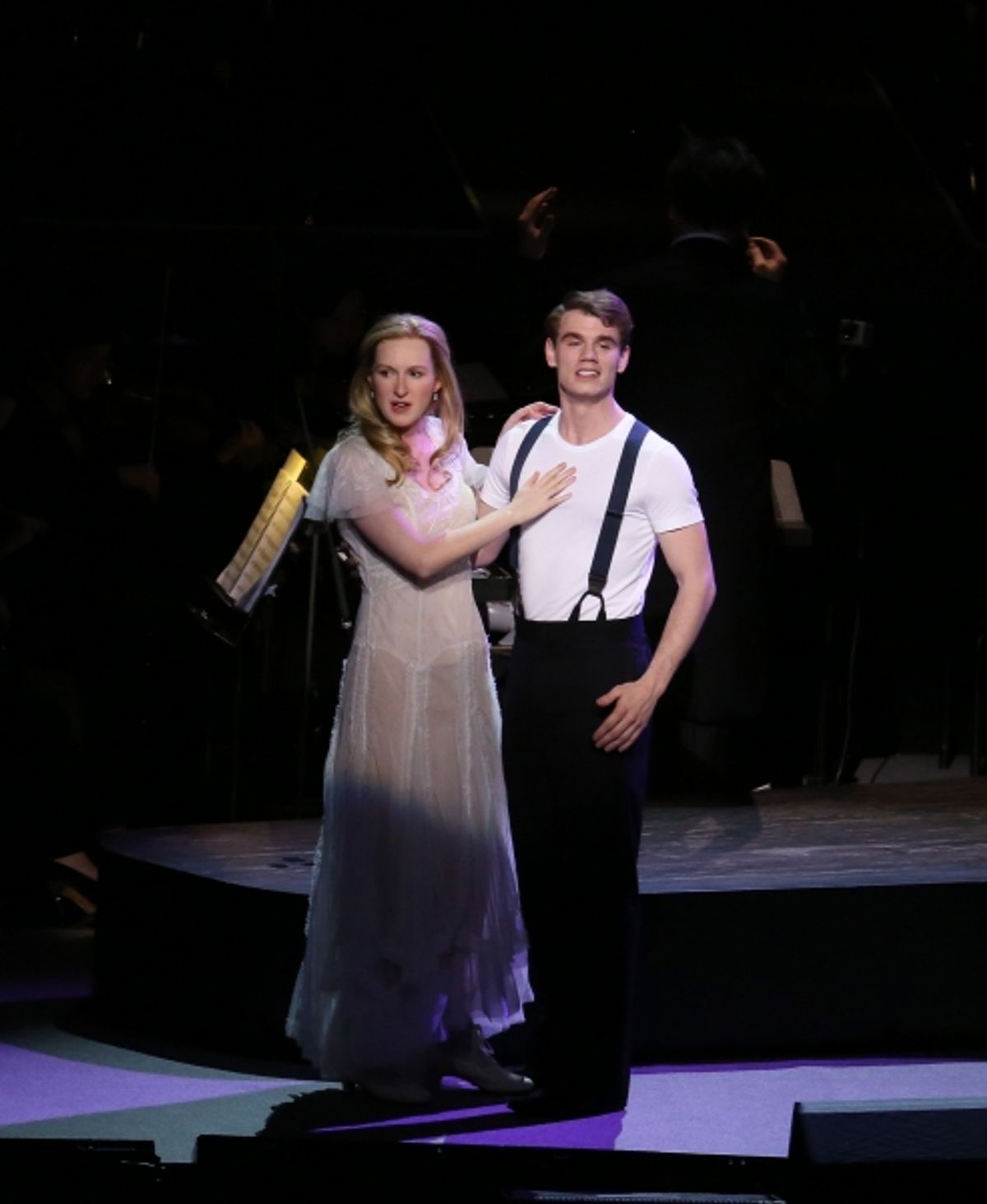 Erin Mackey and Jay Armstrong Johnson  at 