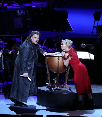 Byrn Terfel and Emma Thompson  Photo