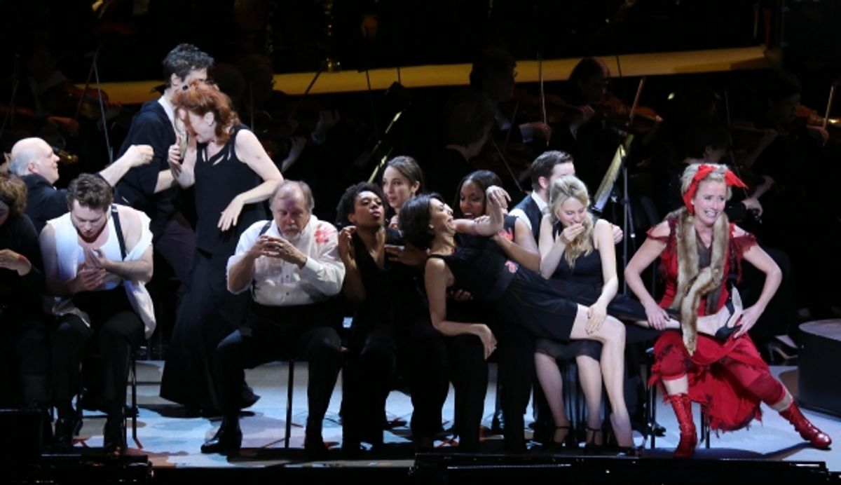 Emma Thompson and cast at 